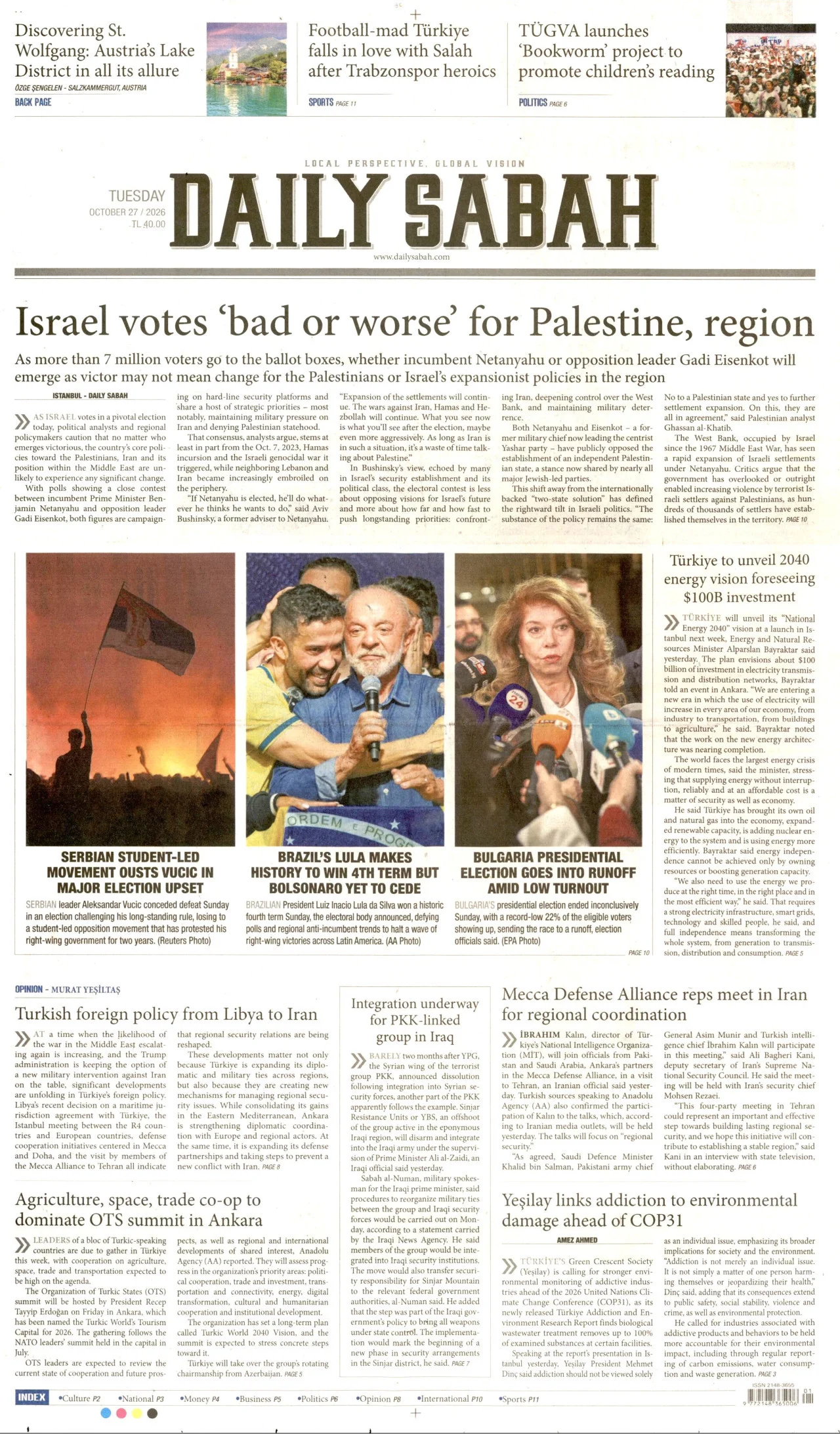 Daily Sabah Bugun
