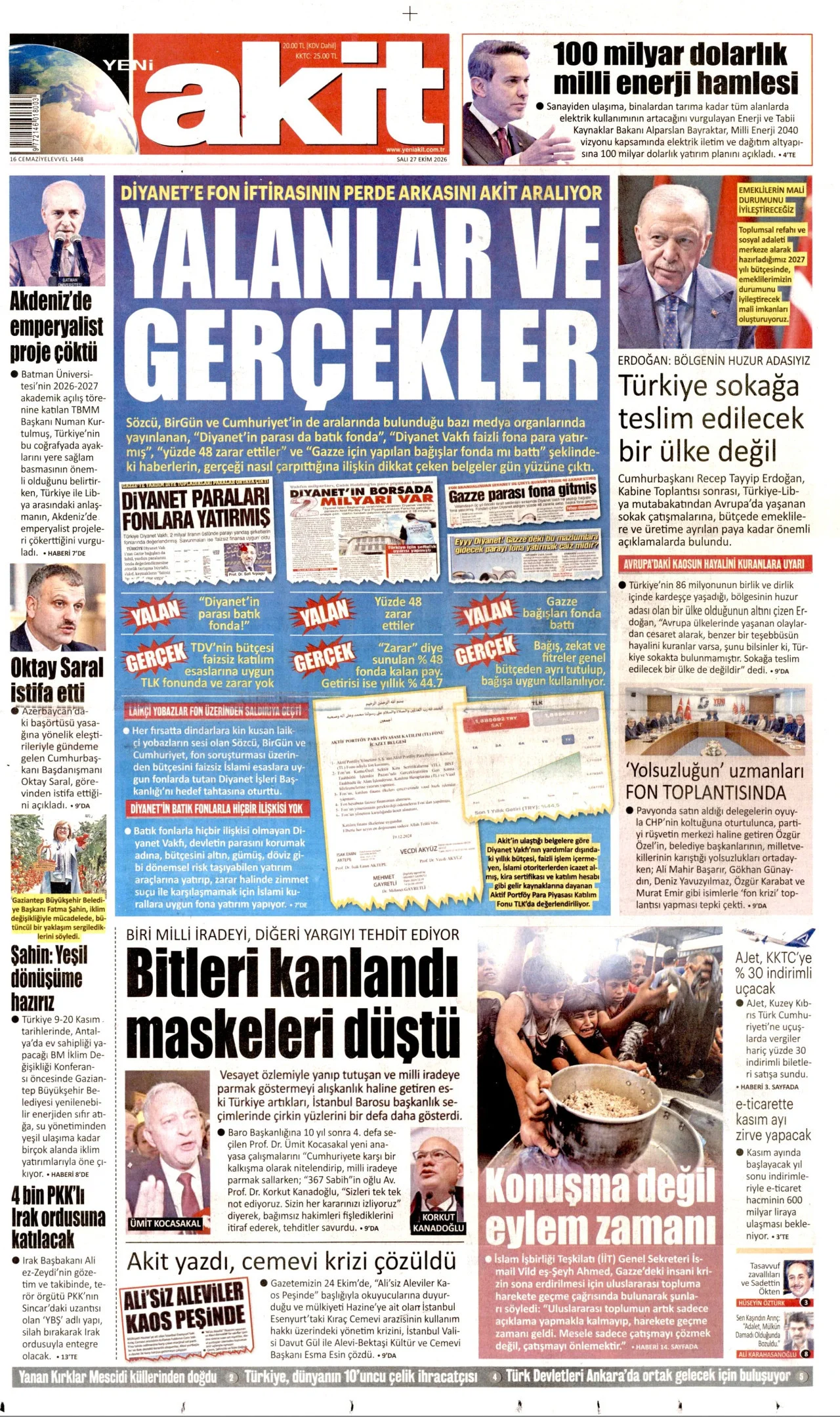 Yeni Akit Bugun